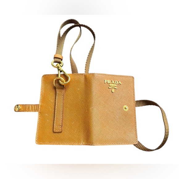 Prada Brown Leather Signature iPod Case Accessory - Picture 9 of 10